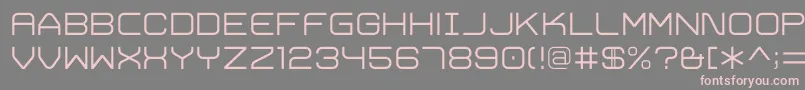 TrivialLight Font – Pink Fonts on Gray Background