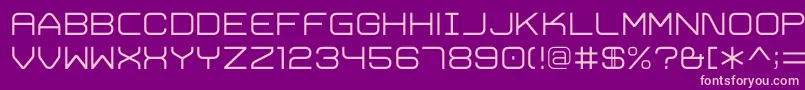 Police TrivialLight – polices roses sur fond violet