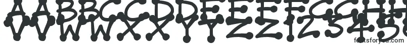 Czcionka DotStickDoodles – czcionki dla Adobe Illustratora