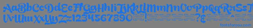 En savoir plus sur la police BreadyRegularDemo Police BreadyRegularDemo – polices bleues sur fond gris