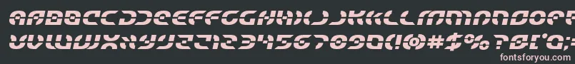 Starfighterboldsemital Font – Pink Fonts on Black Background