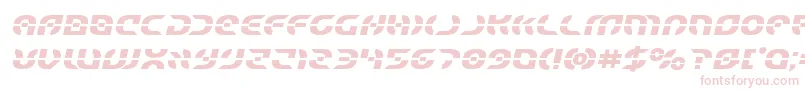 Starfighterboldsemital Font – Pink Fonts on White Background
