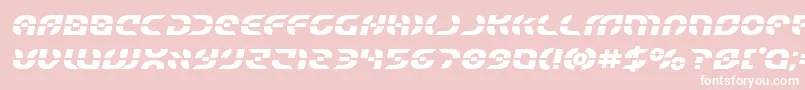 Starfighterboldsemital Font – White Fonts on Pink Background