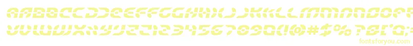 Starfighterboldsemital-Schriftart – Gelbe Schriften