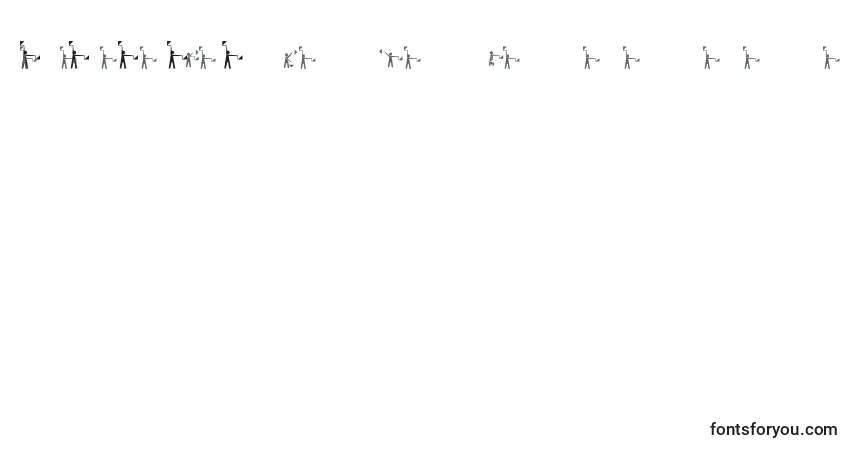 Schriftart Sema4 – Alphabet, Zahlen, spezielle Symbole