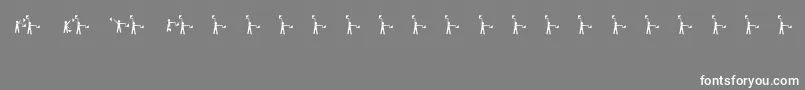 Sema4 Font – White Fonts on Gray Background