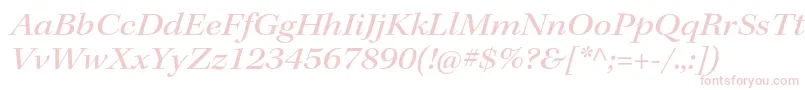 KeplerstdMediumextitsubh-Schriftart – Rosa Schriften auf weißem Hintergrund
