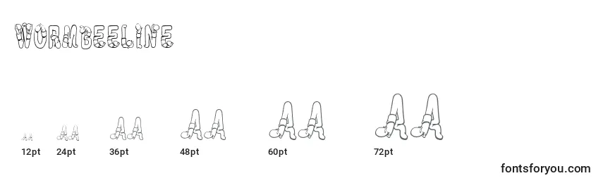Wormbeeline Font Sizes