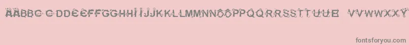 99%Badboy Font – Gray Fonts on Pink Background