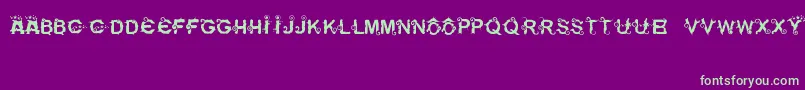 99%Badboy Font – Green Fonts on Purple Background