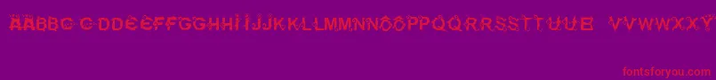 99%Badboy Font – Red Fonts on Purple Background