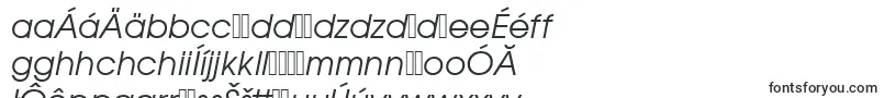 Шрифт AvantgargotitcteeItalic – словацкие шрифты