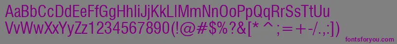 Шрифт Milfcd – фиолетовые шрифты на сером фоне
