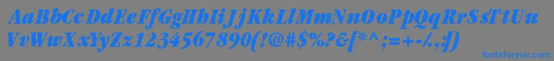 En savoir plus sur la police Garamondblackcondssk ffy Police Garamondblackcondssk ffy – polices bleues sur fond gris