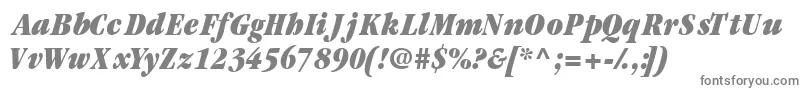 Шрифт Garamondblackcondssk ffy – серые шрифты