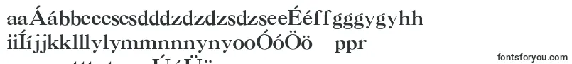 Шрифт TintinabulationBold – венгерские шрифты