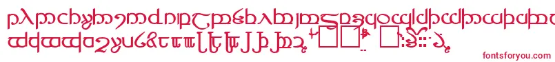 Шрифт Tengwar4 – красные шрифты