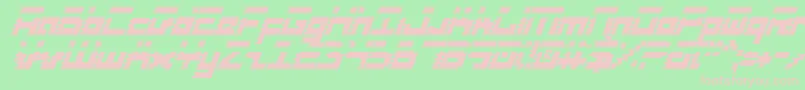 Roidci Font – Pink Fonts on Green Background