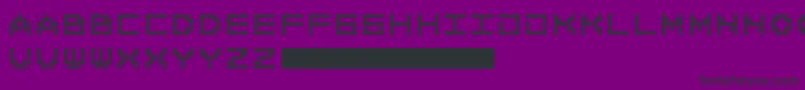 フォントAllAround – 紫の背景に黒い文字