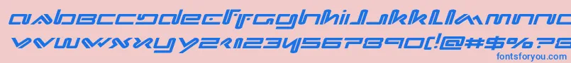 En savoir plus sur la police Xephyrexpandital Police Xephyrexpandital – polices bleues sur fond rose