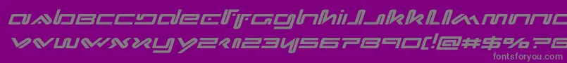 En savoir plus sur la police Xephyrexpandital Police Xephyrexpandital – polices grises sur fond violet
