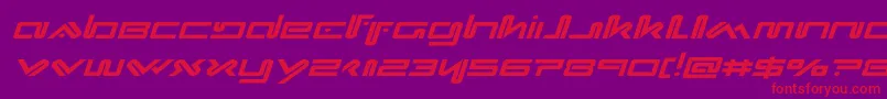 Więcej informacji o czcionce Xephyrexpandital Czcionka Xephyrexpandital – czerwone czcionki na fioletowym tle