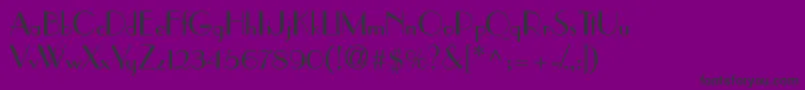 PramuddbNormal Font – Black Fonts on Purple Background