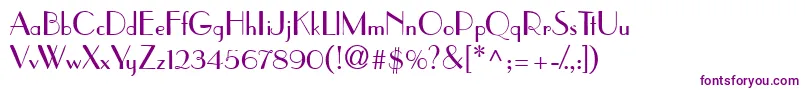 PramuddbNormal Font – Purple Fonts on White Background