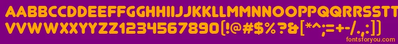 Lisätietoja JunegullRegular-fontista JunegullRegular-fontti – oranssit fontit violetilla taustalla