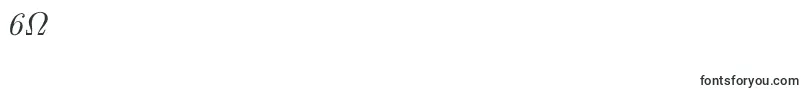 CmTextItalic Font – Fonts for Digit 6