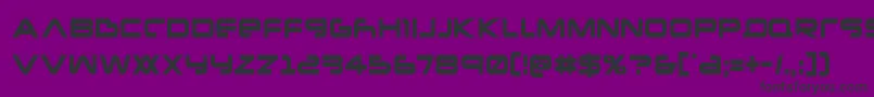 Newmarscond Font – Black Fonts on Purple Background