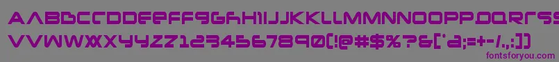 Newmarscond Font – Purple Fonts on Gray Background