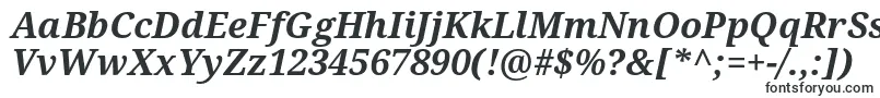 Notoserif Bolditalic-fontti – Ohjelmointiin tarkoitetut fontit