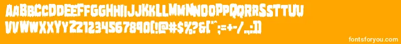Подробнее о шрифте Marshthingcond Шрифт Marshthingcond – белые шрифты на оранжевом фоне