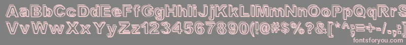 Valeshad Font – Pink Fonts on Gray Background