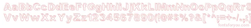 Valeshad Font – Pink Fonts on White Background
