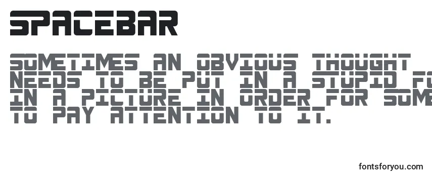 Spacebar Font