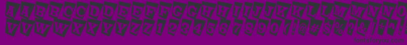 LatinotitulcmtwRegular Font – Black Fonts on Purple Background