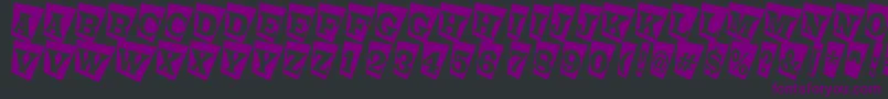 LatinotitulcmtwRegular Font – Purple Fonts on Black Background
