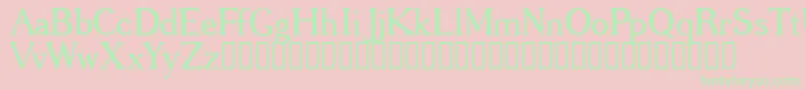 Gregrg Font – Green Fonts on Pink Background