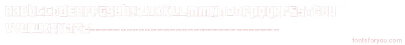 フォントFtScandinaviantitan2White – 白い背景にピンクのフォント