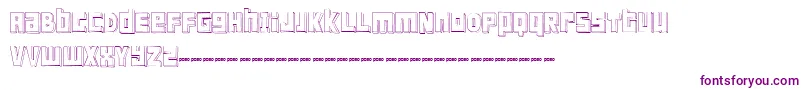 FtScandinaviantitan2White Font – Purple Fonts on White Background