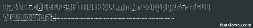 FtScandinaviantitan2White Font – White Fonts on Black Background