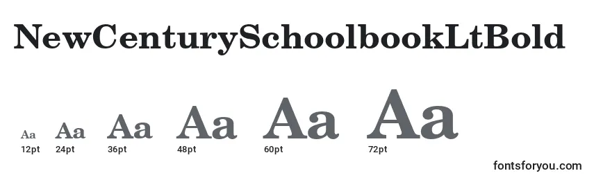 NewCenturySchoolbookLtBold Font Sizes