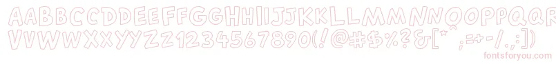 Шрифт CantedfxRegular – розовые шрифты