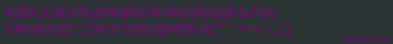 Abalc Font – Purple Fonts on Black Background