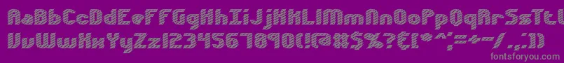 Saiba mais sobre a fonte Volatil2 Fonte Volatil2 – fontes cinzas em um fundo violeta