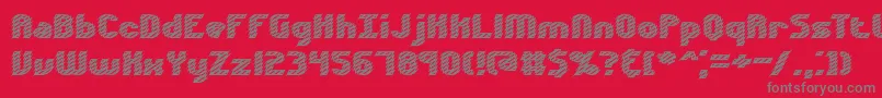 Volatil2 Font – Gray Fonts on Red Background