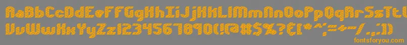 More about Volatil2 Font Volatil2 Font – Orange Fonts on Gray Background