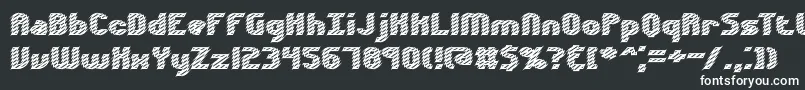 Шрифт Volatil2 – белые шрифты на чёрном фоне